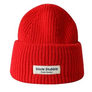 knitted beanie hat