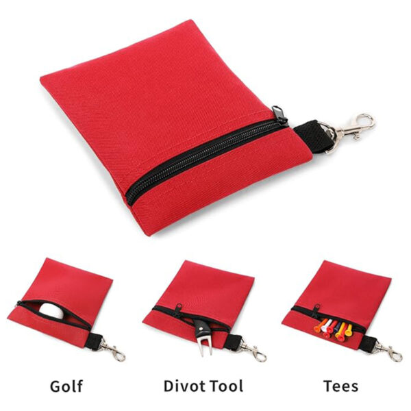 customized golf tee pouch