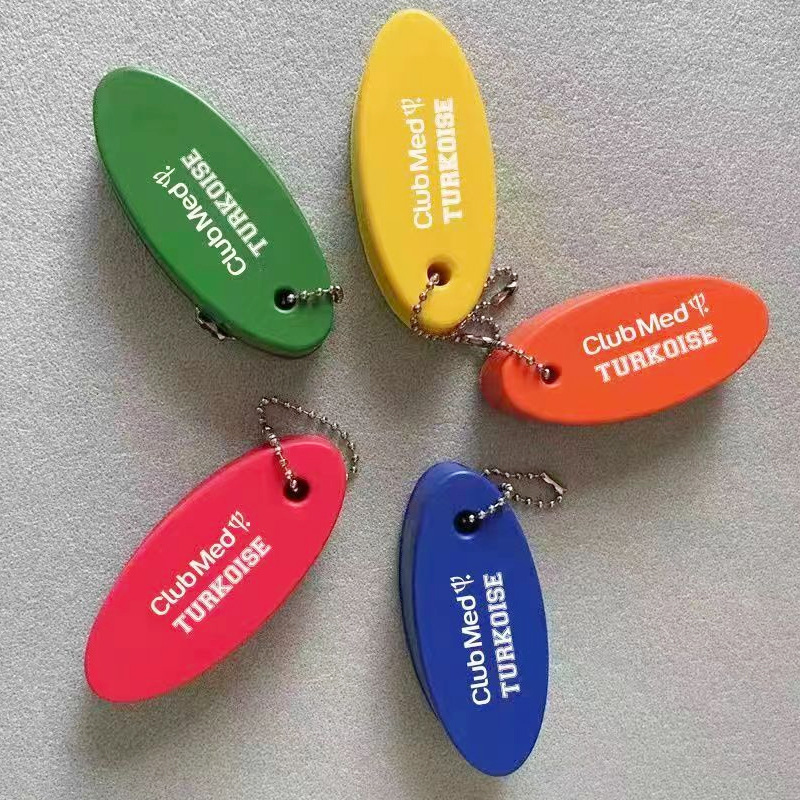 Custom Logo White Floating Foam Keychains with Your Brand - Image 5