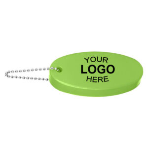 Custom Logo Green Floating Foam Keychains with Your Brand