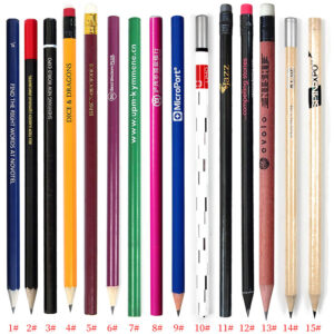 Custom Personalized Imprinted Natural Wood Pencils as Promotional Giveaways
