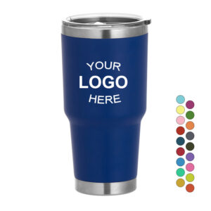 Custom Print 30oz Tumbler Double Wall Vacuum Insulated Travel Mug with Lidwith Lid