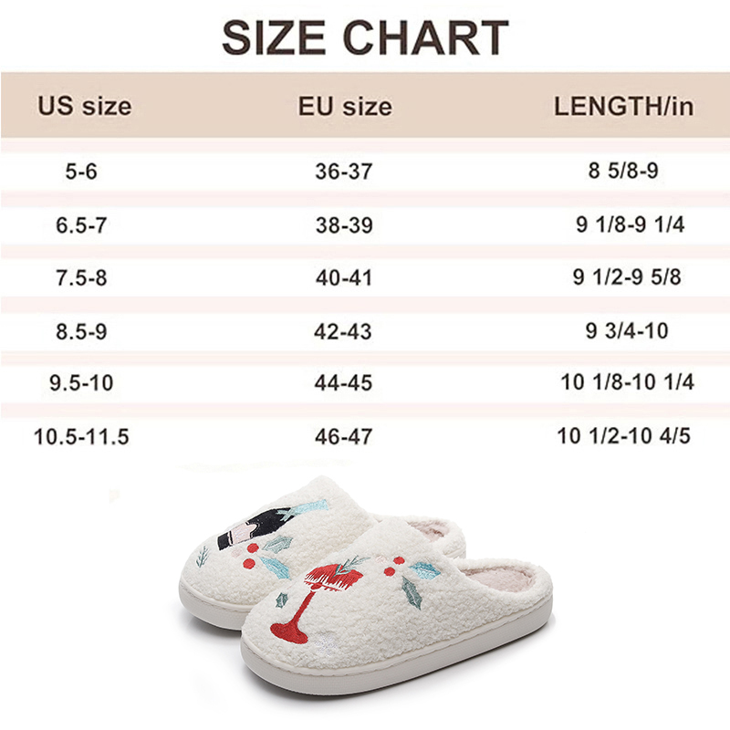 Design Your Own Logo Cozy Fuzzy House Indoor Home Use Warm Winter Slippers Customized - Image 2