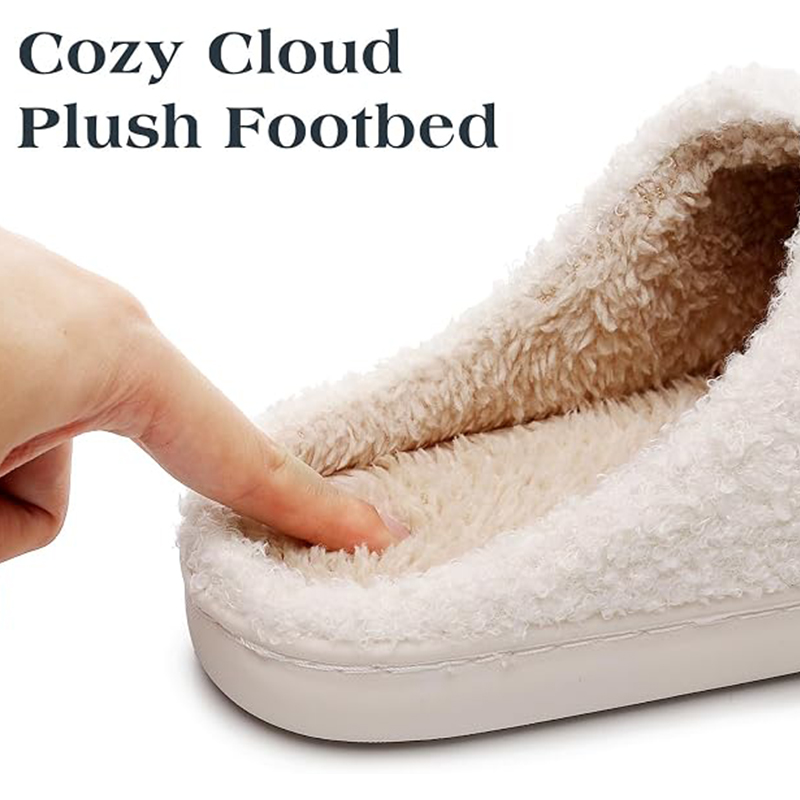 Custom Your Logo Cozy Fuzzy House Indoor Home Use Christmas Warm Winter Slippers - Image 5