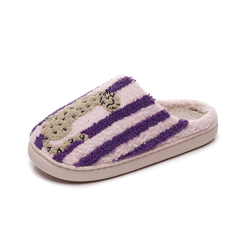 Custom Your Logo Cute Designs Indoor Home Winter Slippers for Wholesale - Image 4
