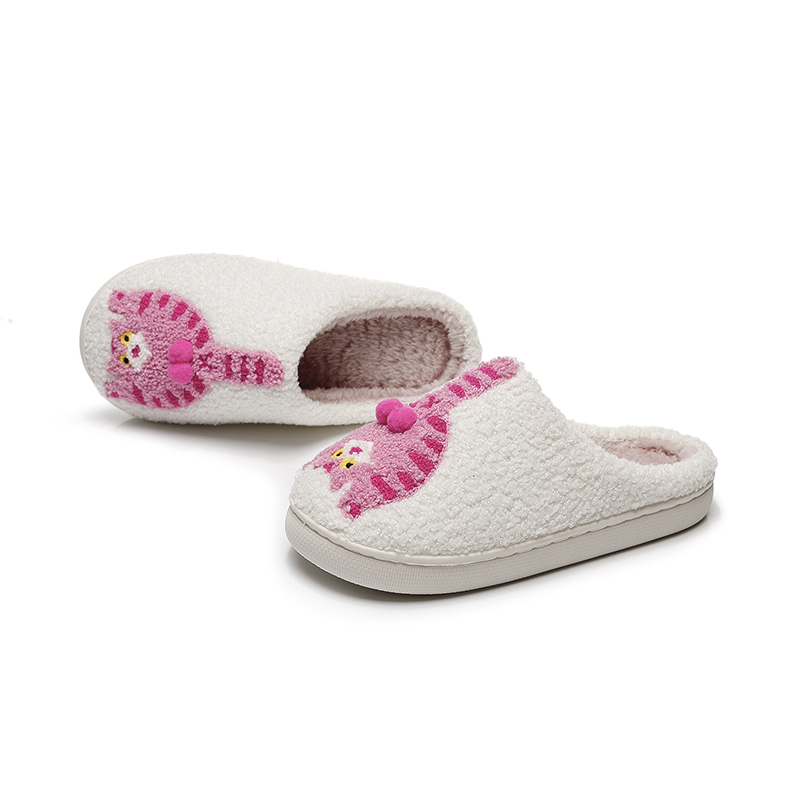 Custom Design Your Logo Cozy Fuzzy House Indoor Home Use Warm Winter Slippers - Image 3
