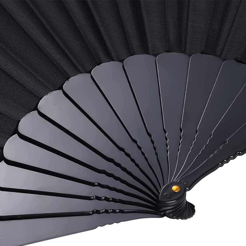 Wholesale Factory Custom Logo Promotional 9 Inch Small Plastic Folding Hand Fans - Image 3