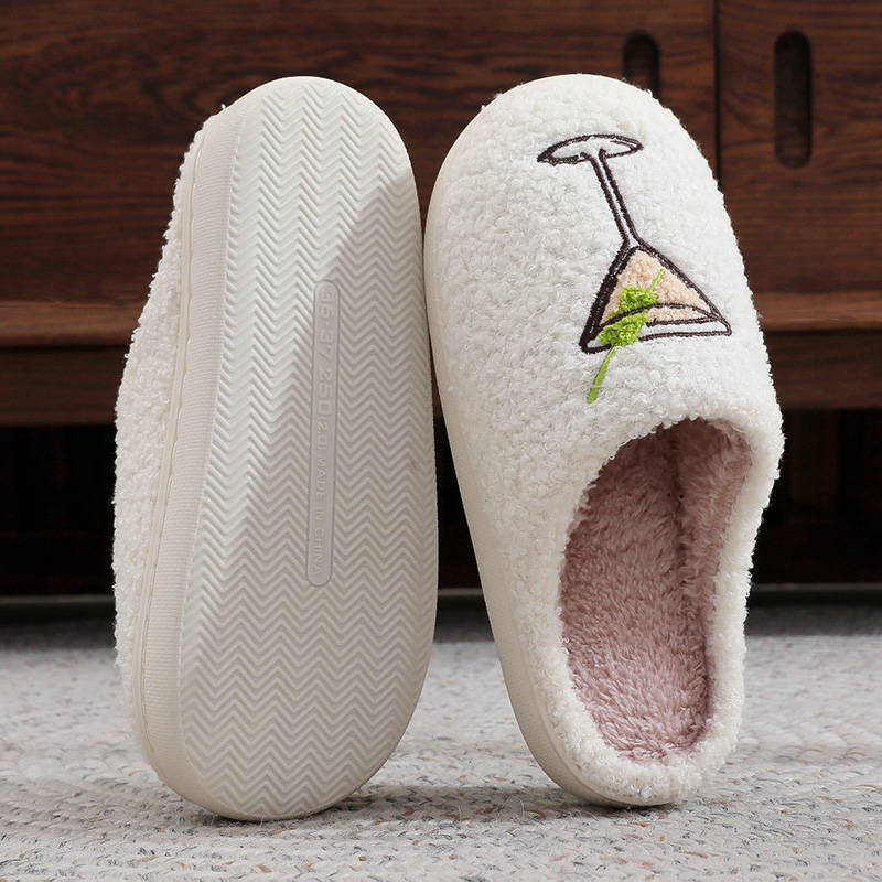 Custom Your Own Design Soft Cozy Memory Foam Fuzzy Fluffy Indoor Home Winter Slippers - Image 4