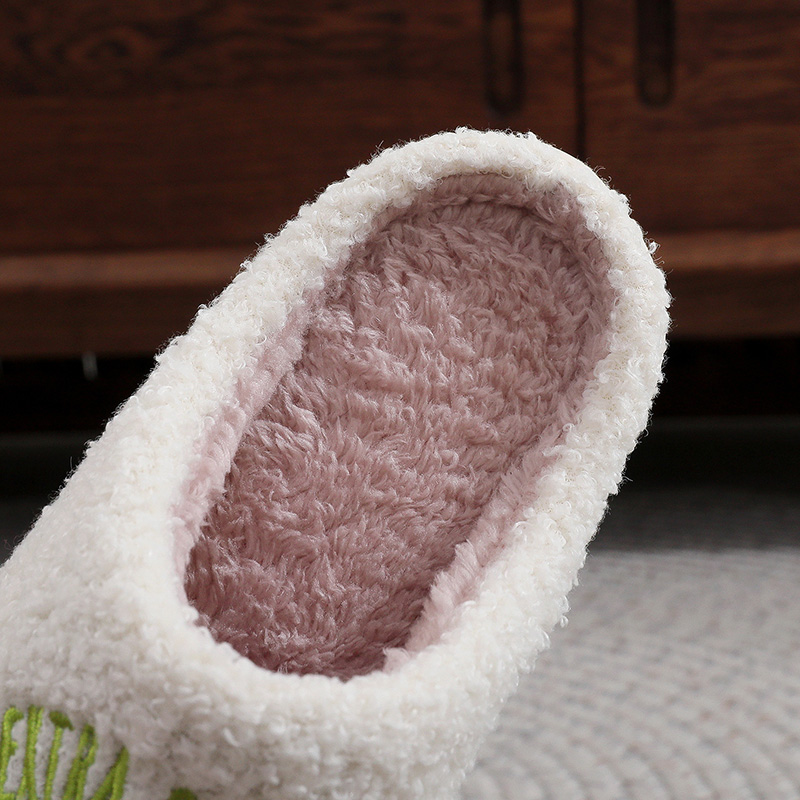 Custom Your Own Design Soft Cozy Memory Foam Fuzzy Fluffy Indoor Home Winter Slippers - Image 7